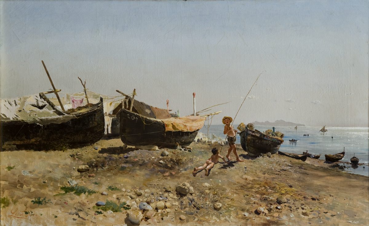 Antonino Leto, I due amici, 1880