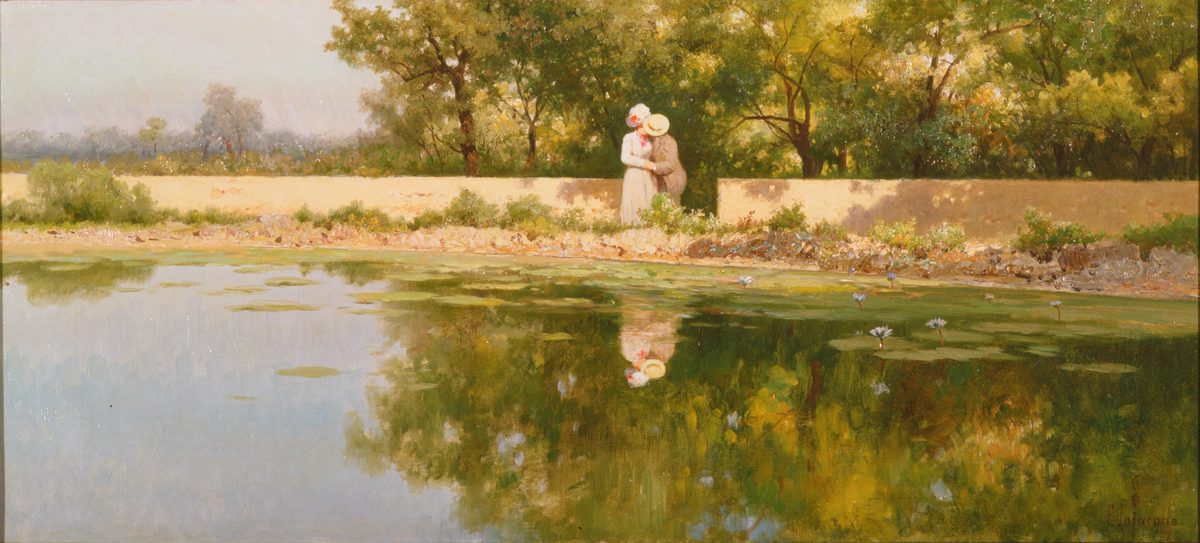 Francesco Lojacono, Il bacio, 1890 circa
