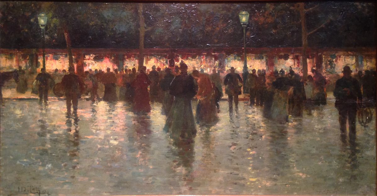 Michele Catti, La fiera dei morti, 1914