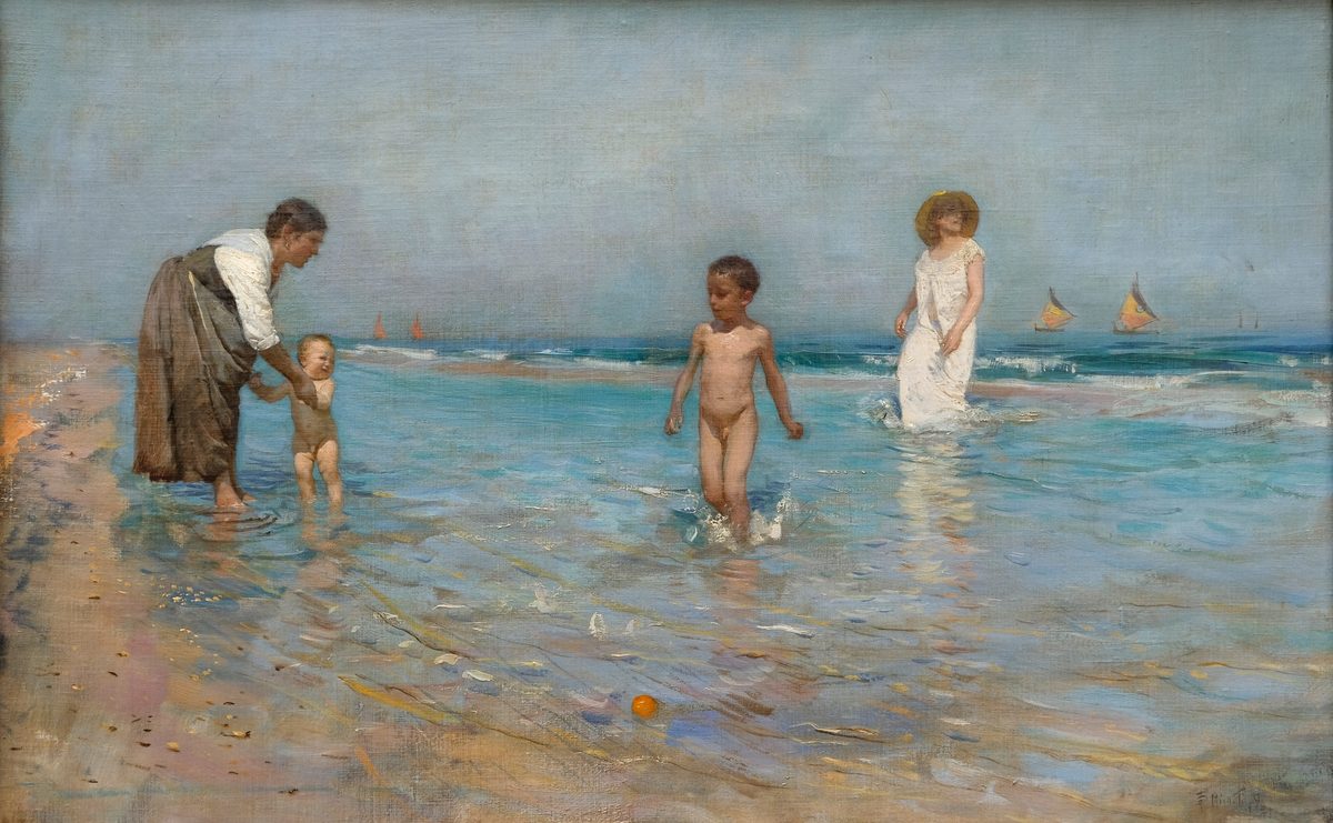 Francesco Paolo Michetti, La famiglia dell’artista a Francavilla al Mare, 1893