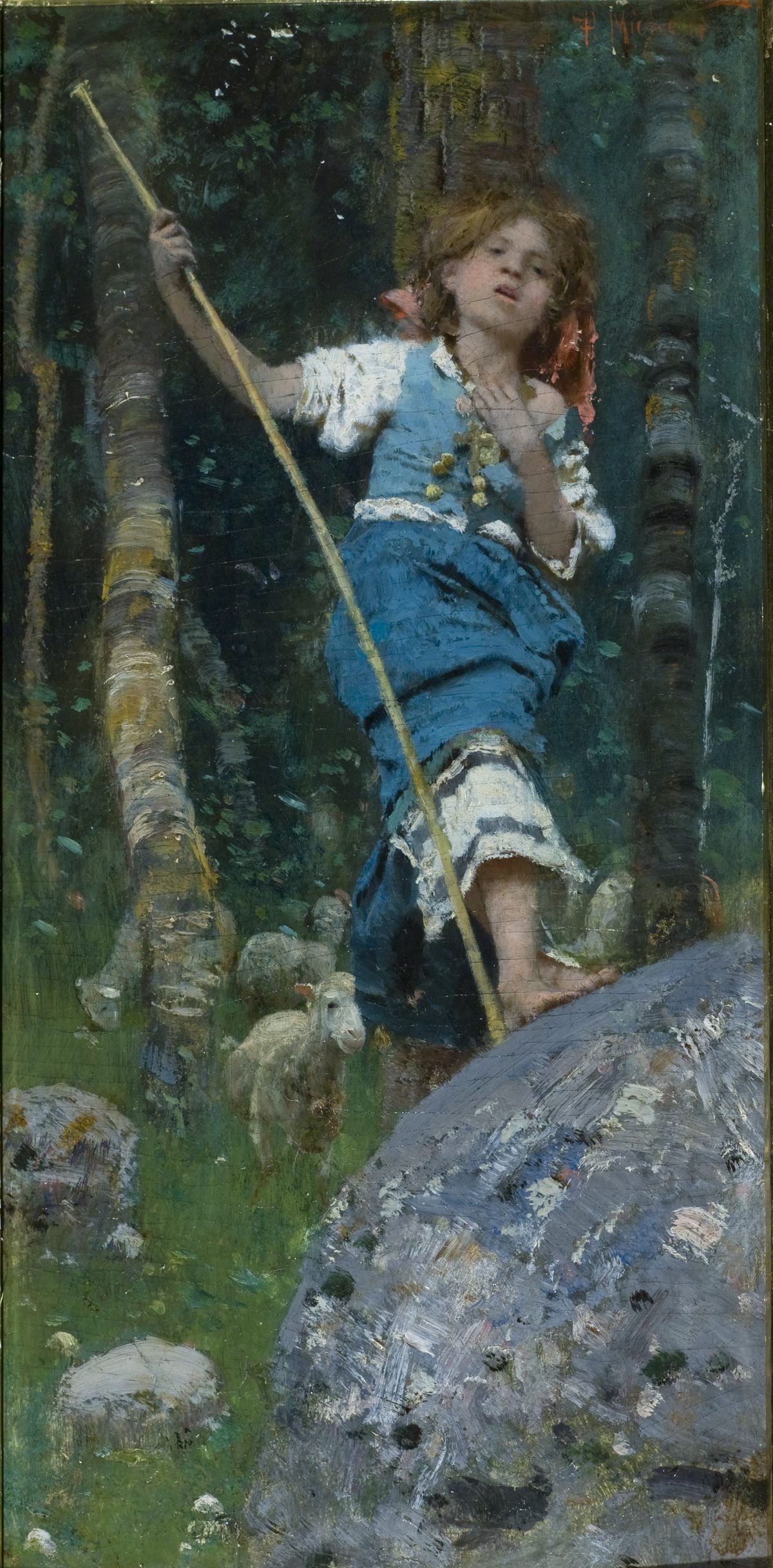 Francesco Paolo Michetti, Pastorella in Abruzzo